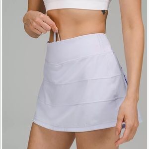 Lululemon Pace Rival Midrise Skirt Size 8 12” in Pastel Blue